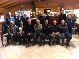Incontro conviviale di alcuni soci, presso la TAV dei Bridi, 24 gennaio 2024